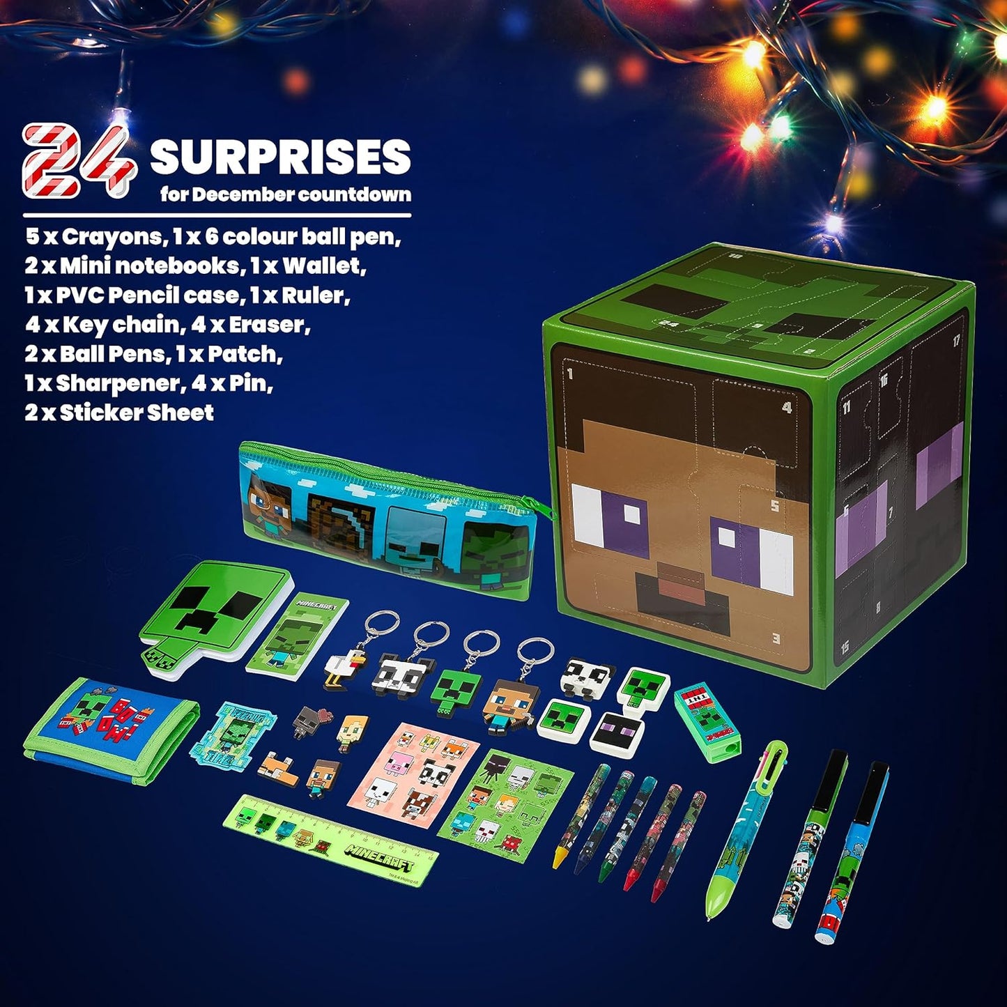 Minecraft Adventskalender 2024, Grüner Würfel