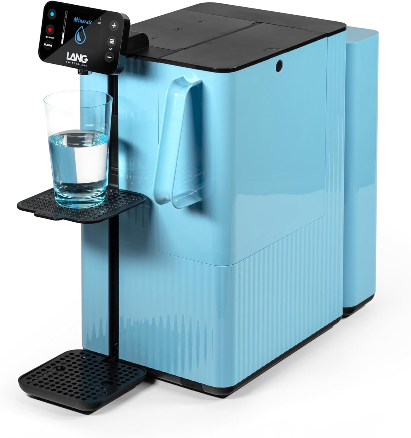 C020 Auftisch Osmoseanlage mit Heisswasserspender & UV, Blau Mineralstoffpacks nicht Inklusive