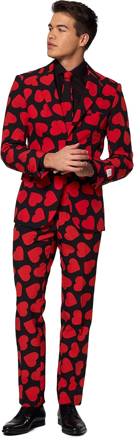 Party-Herrenanzug, 46 King Of Hearts