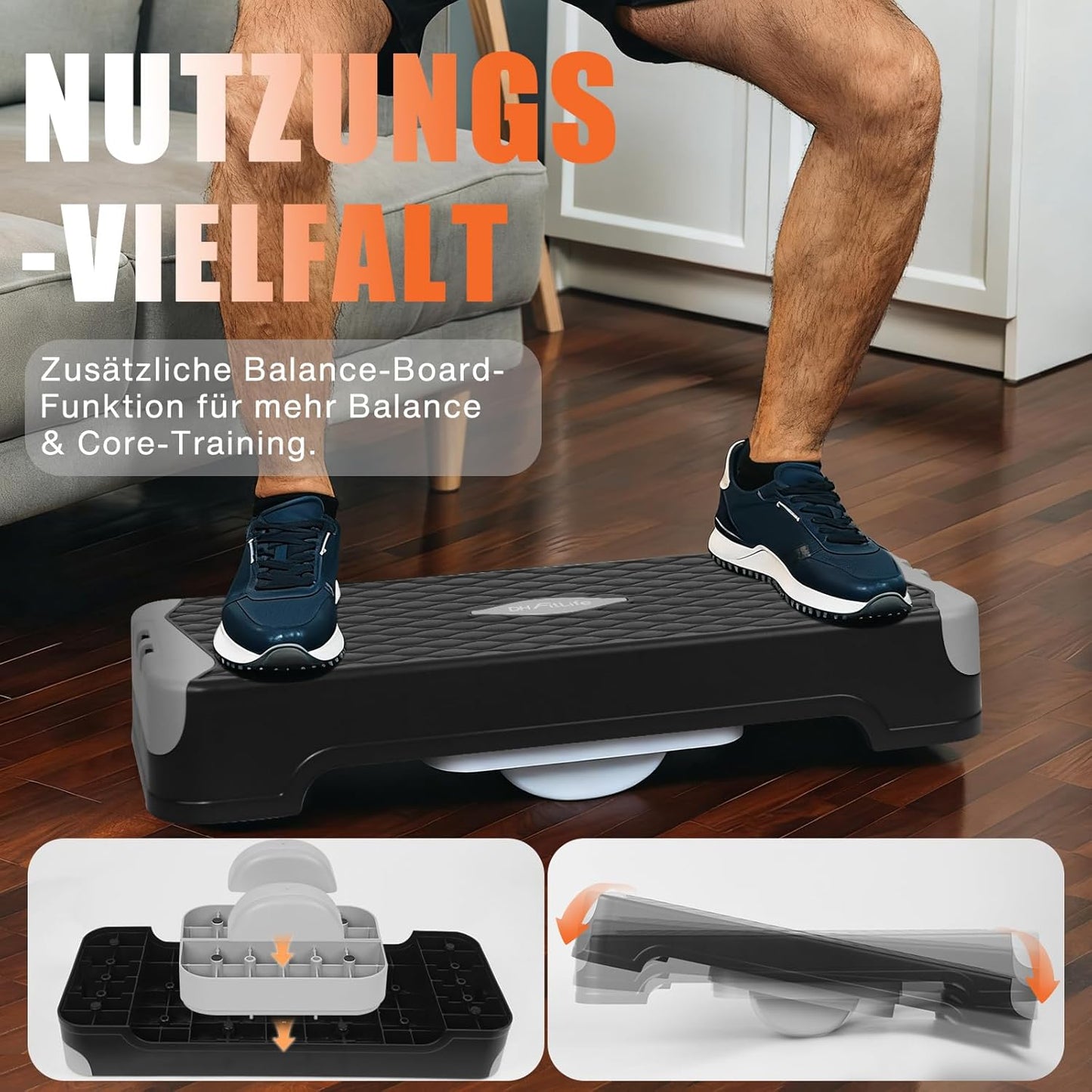 Stepper mit Widerstandsbändern