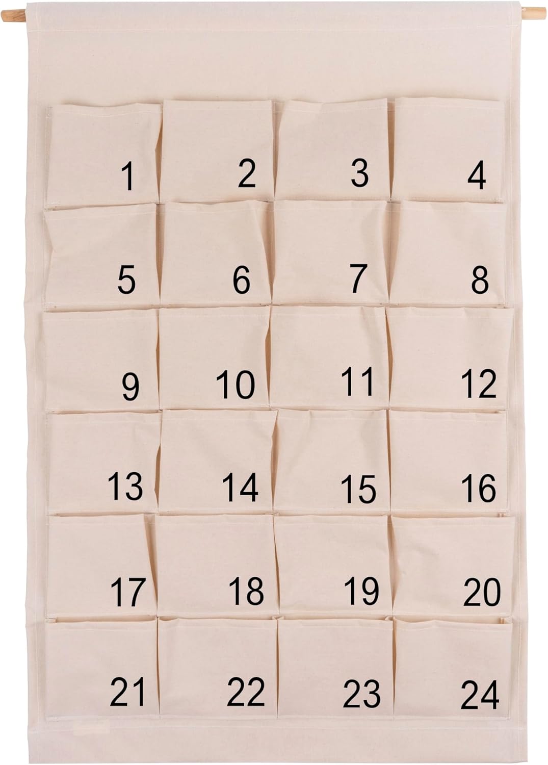 Adventskalender zum Befüllen, Sortierte Zahlen Ohne Personalisierung