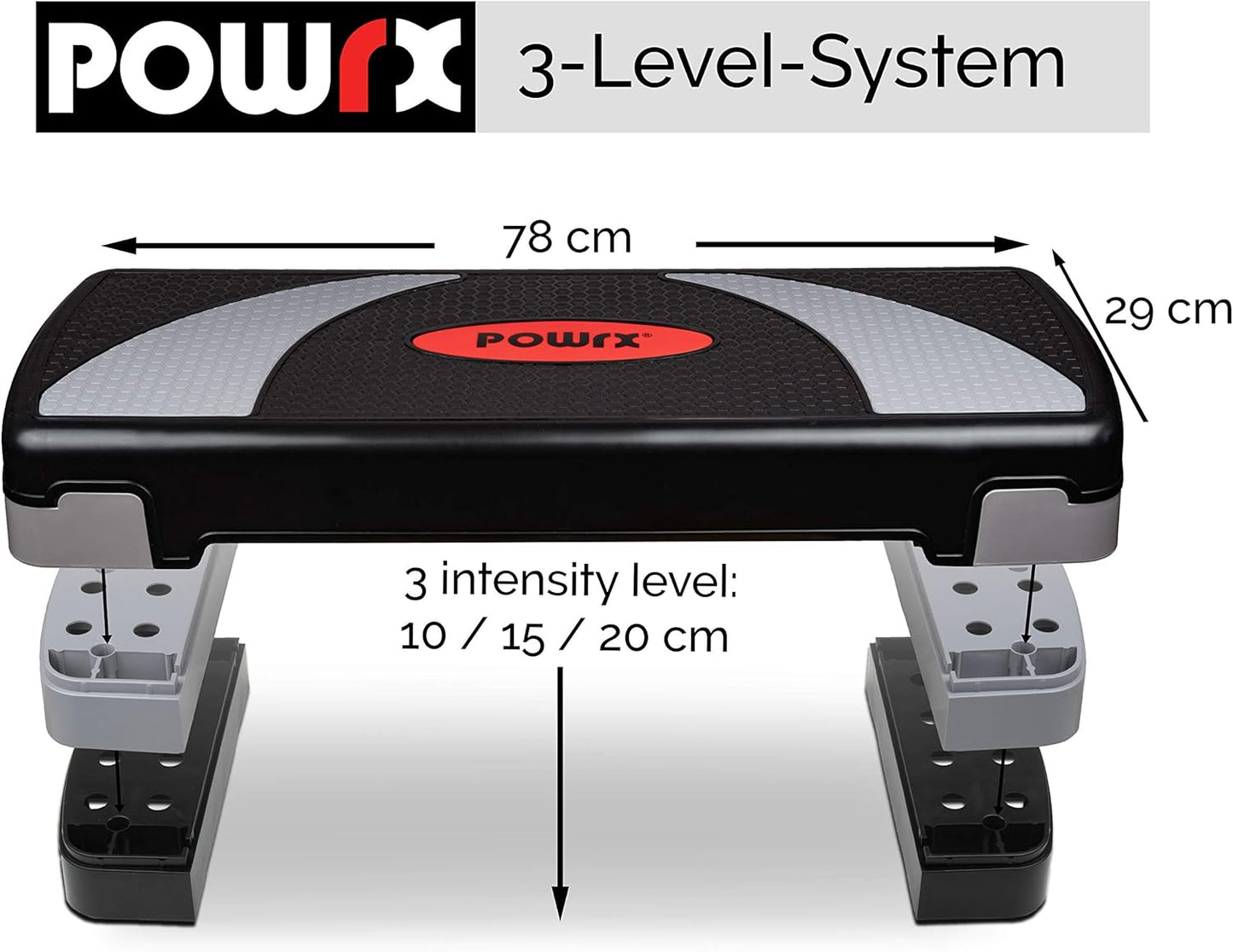 Höhenverstellbares Steppbrett XL für Aerobic