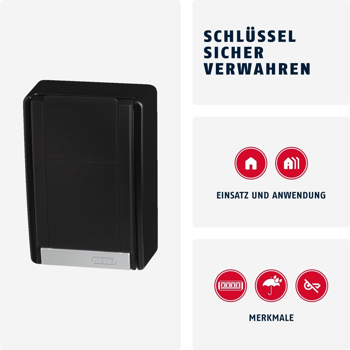 KeyGarage 767 Schlüsselbox mit Tastencode, Standard