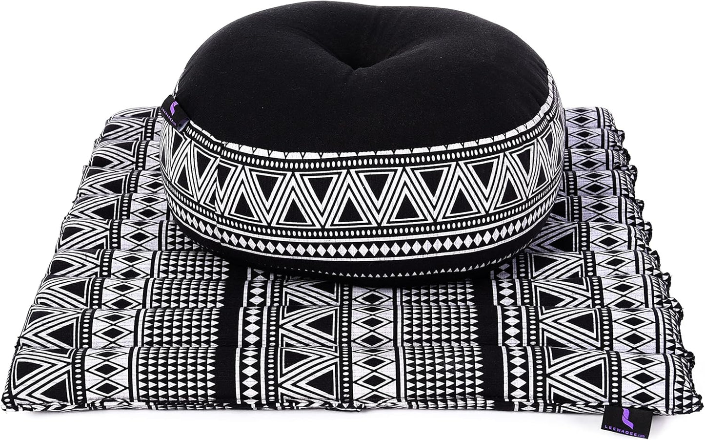 Meditationsset mit Kissen und Sitzmatte, Cbt3 - Schwarz