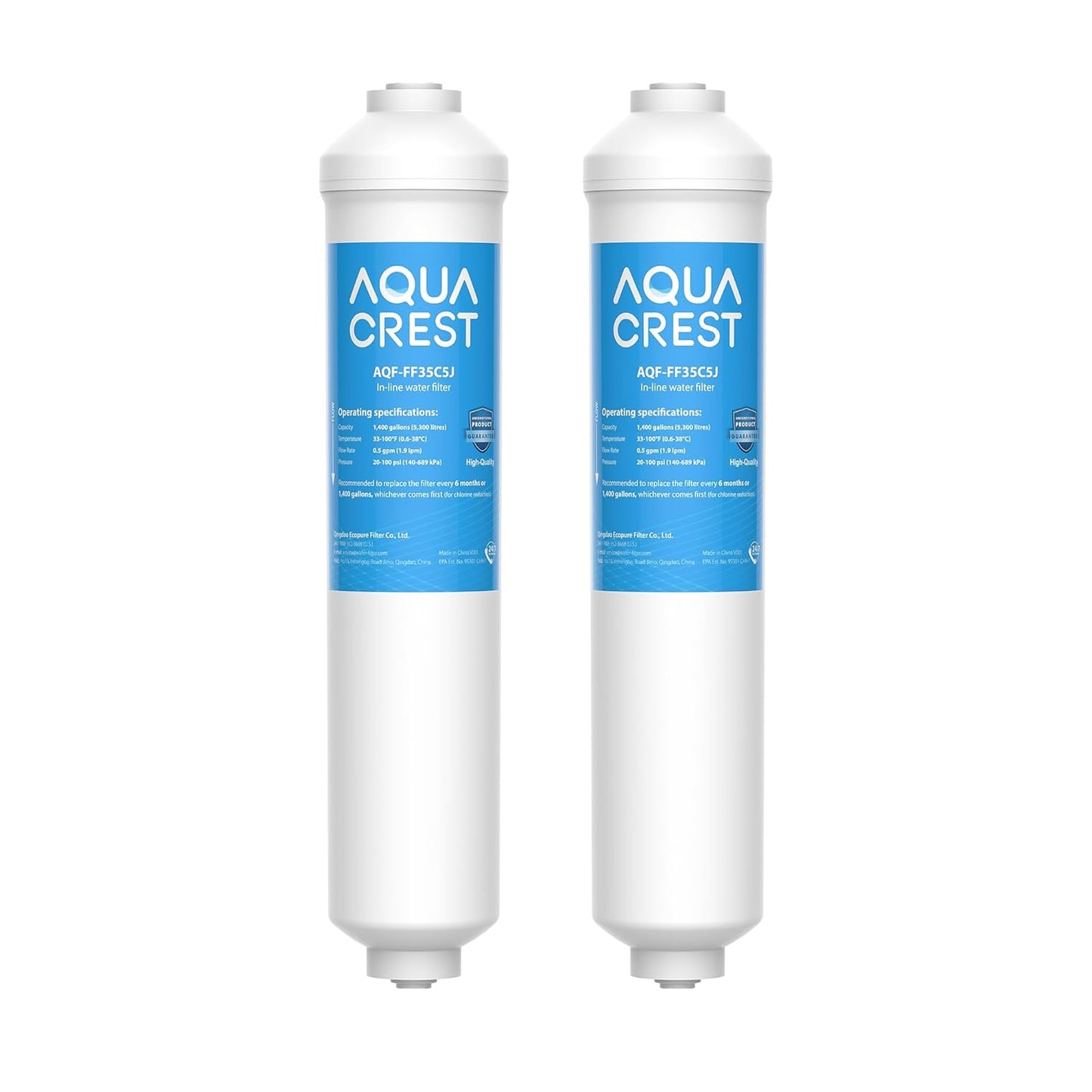 Wasserfilter Kühlschrank, 2 Stück (1er Pack)