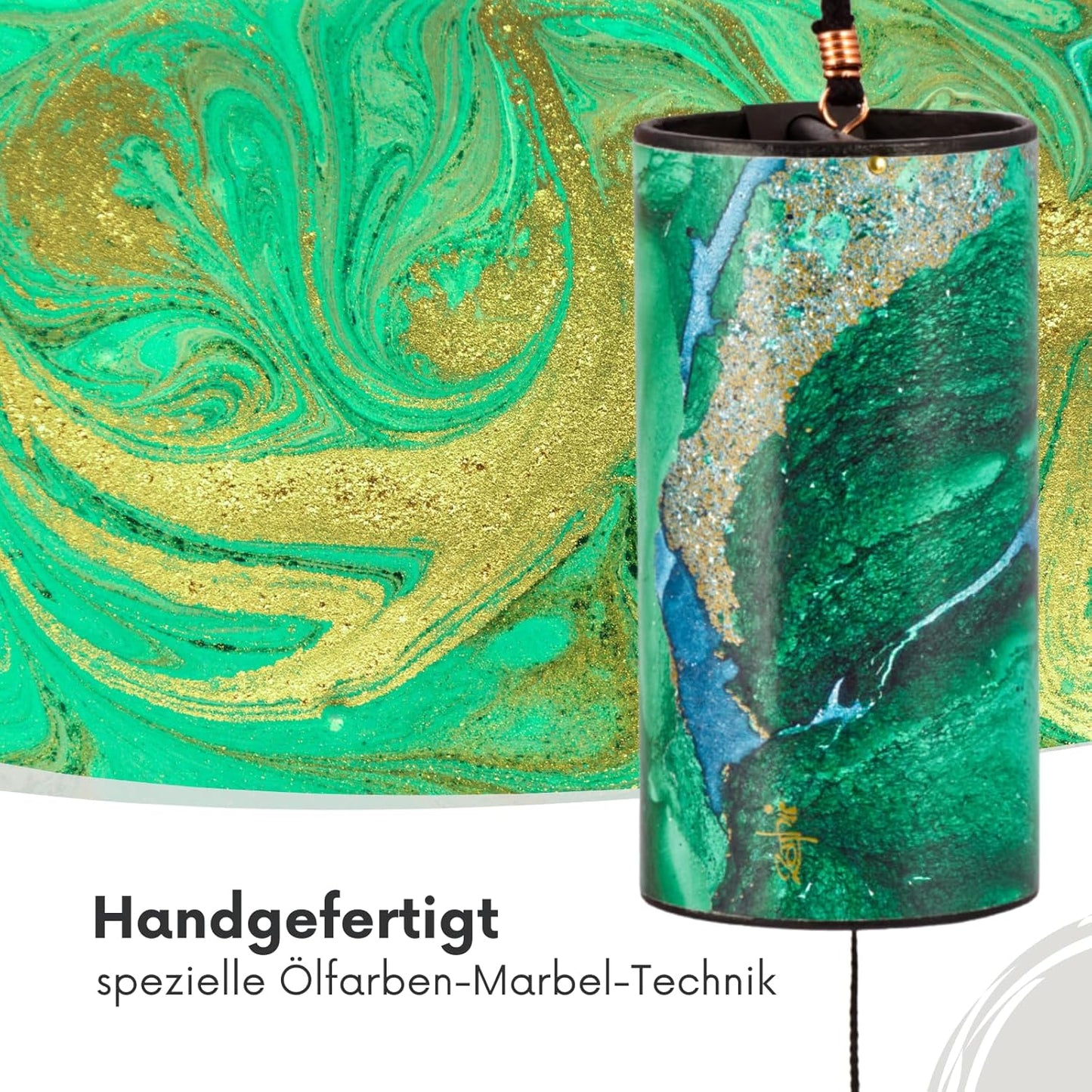 Zaphir Klangspiel Shanti, Crystalide | Grün