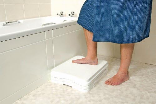 Höhenverstellbare Stufe für Badewanne und Haushalt