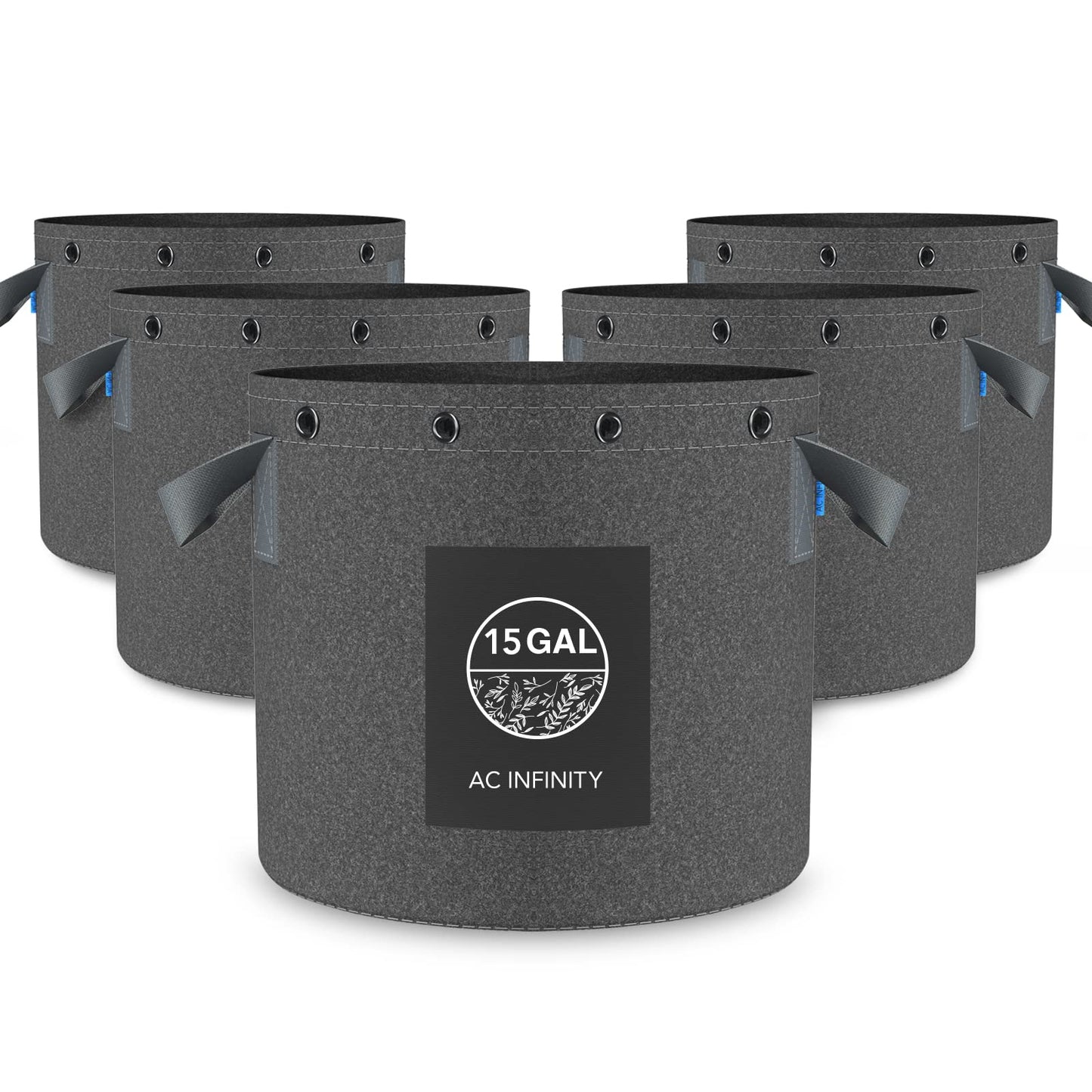 5er-Pack Stofftöpfe, 15 Gallon