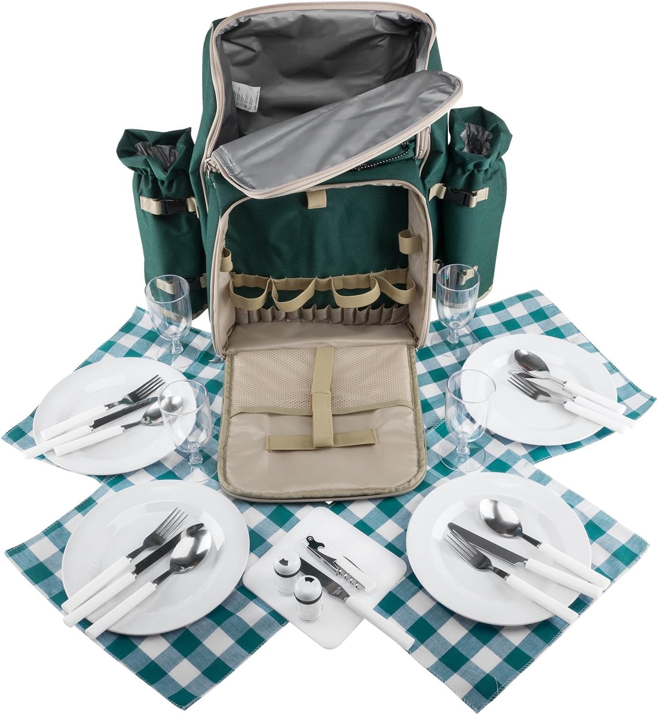 Picknickrucksack, Grün