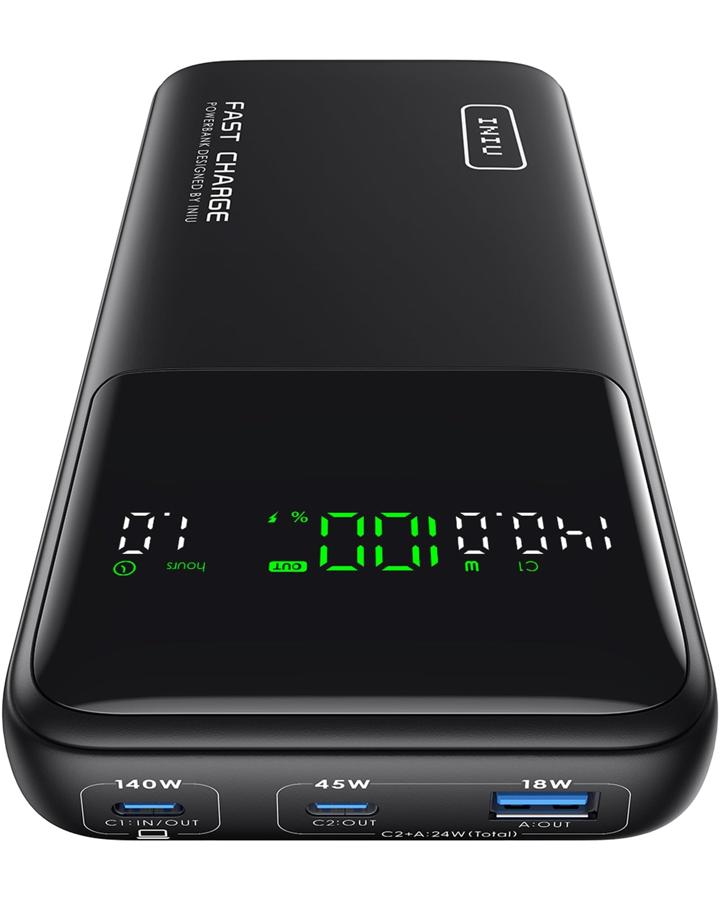 Laptop Powerbank, Klassische Grösse Schwarz