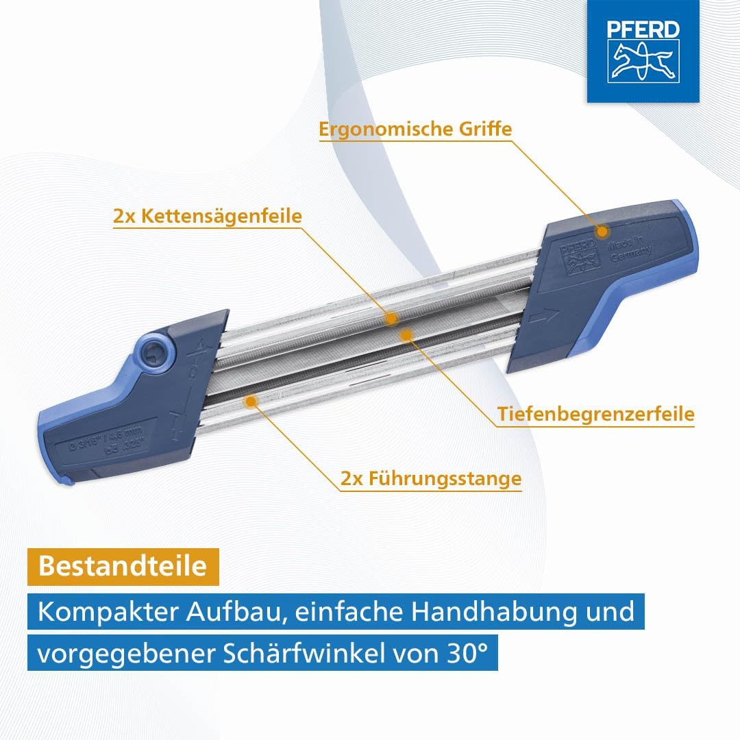 Kettensägeschärfgerät CHAIN SHARP CS-X, Kettensägeschärfgerät Feilen ⌀ 5,16 mm