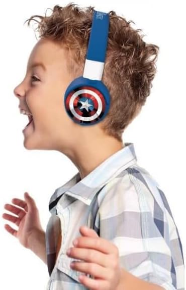Marvel Avengers 2-in-1-Audio-Kopfhörer mit Bluetooth, The Avengers