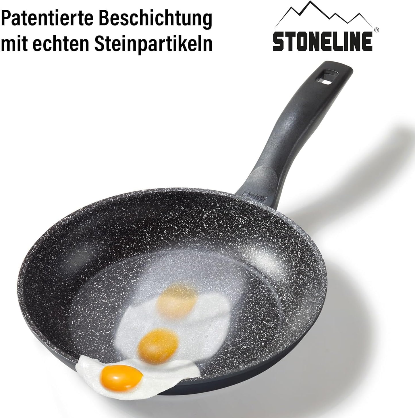 3-teiliges Pfannenset mit Antihaftbeschichtung, 3 tlg