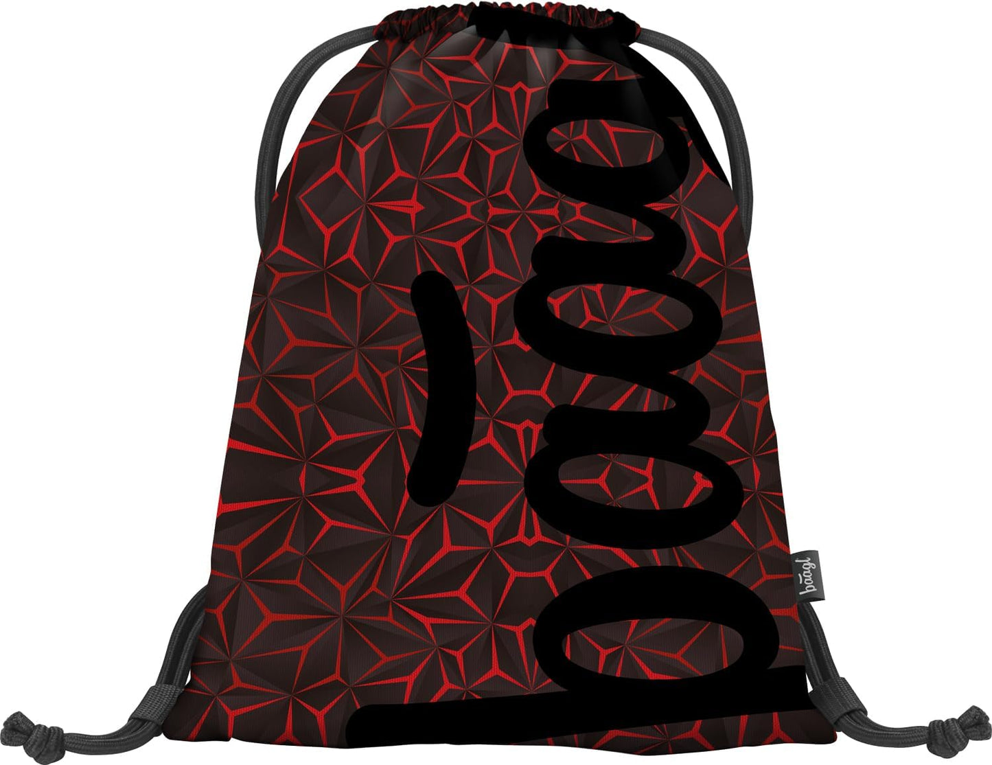 Schulrucksack-Set für Grundschüler (3-teilig), Red Polygon