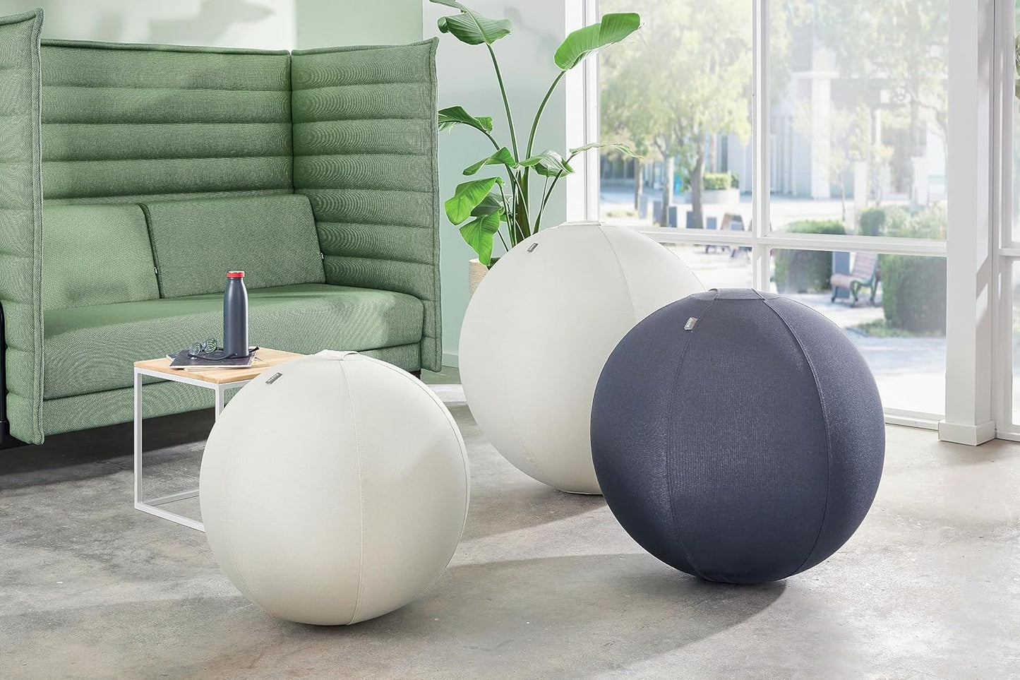 Ergo Active Sitzball, Dunkelgrau 55 cm (Körpergröße 135 - 155 cm) Einzeln