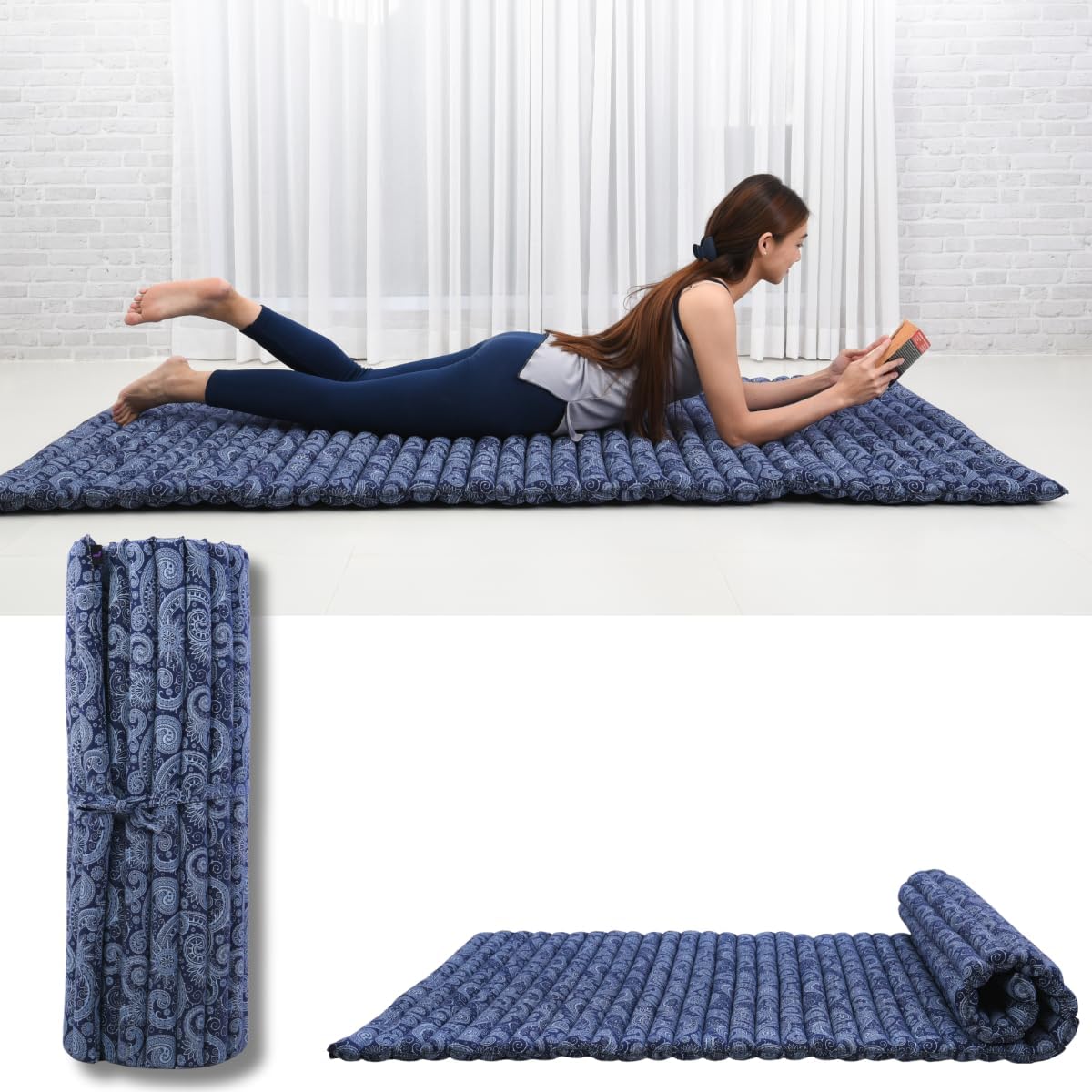 Rollmatte Modell Cbt1, L: 190x100 cm Cbt1 - Blau