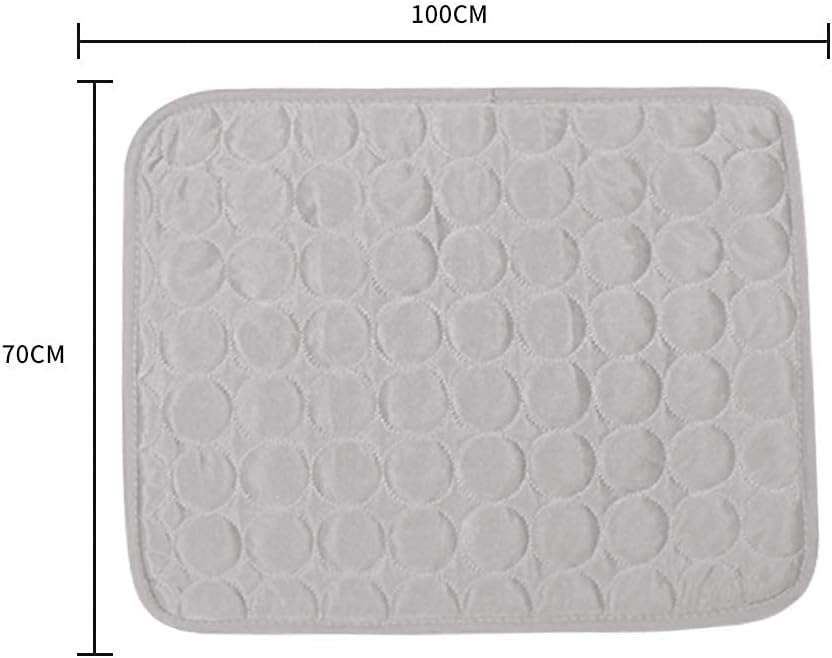 Kühlmatte für Hunde und Katzen (waschbar, XL), braun XL 70*100cm