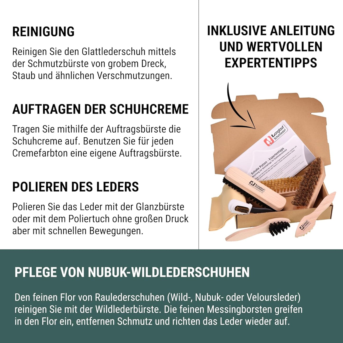 9-teiliges Schuhputzset