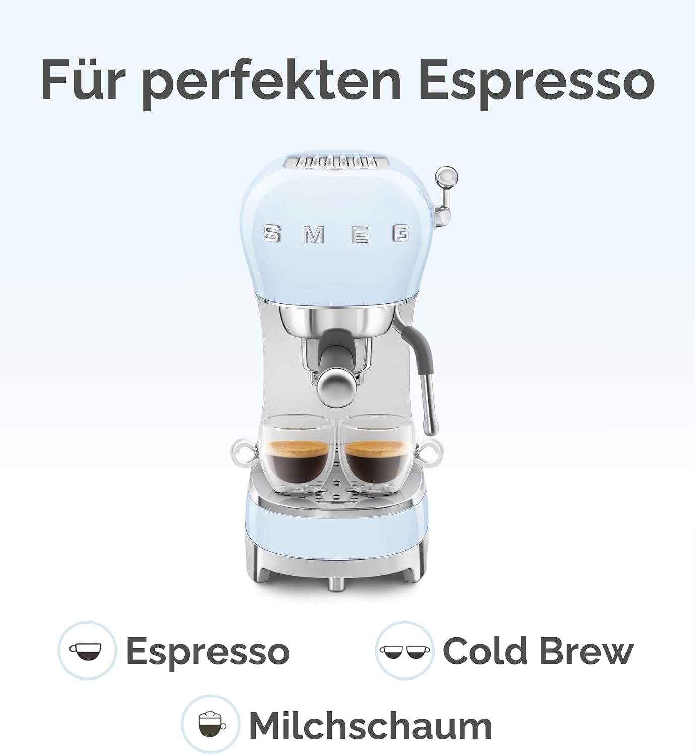 Espresso-Kaffeemaschine ECF02WHEU, Weiss