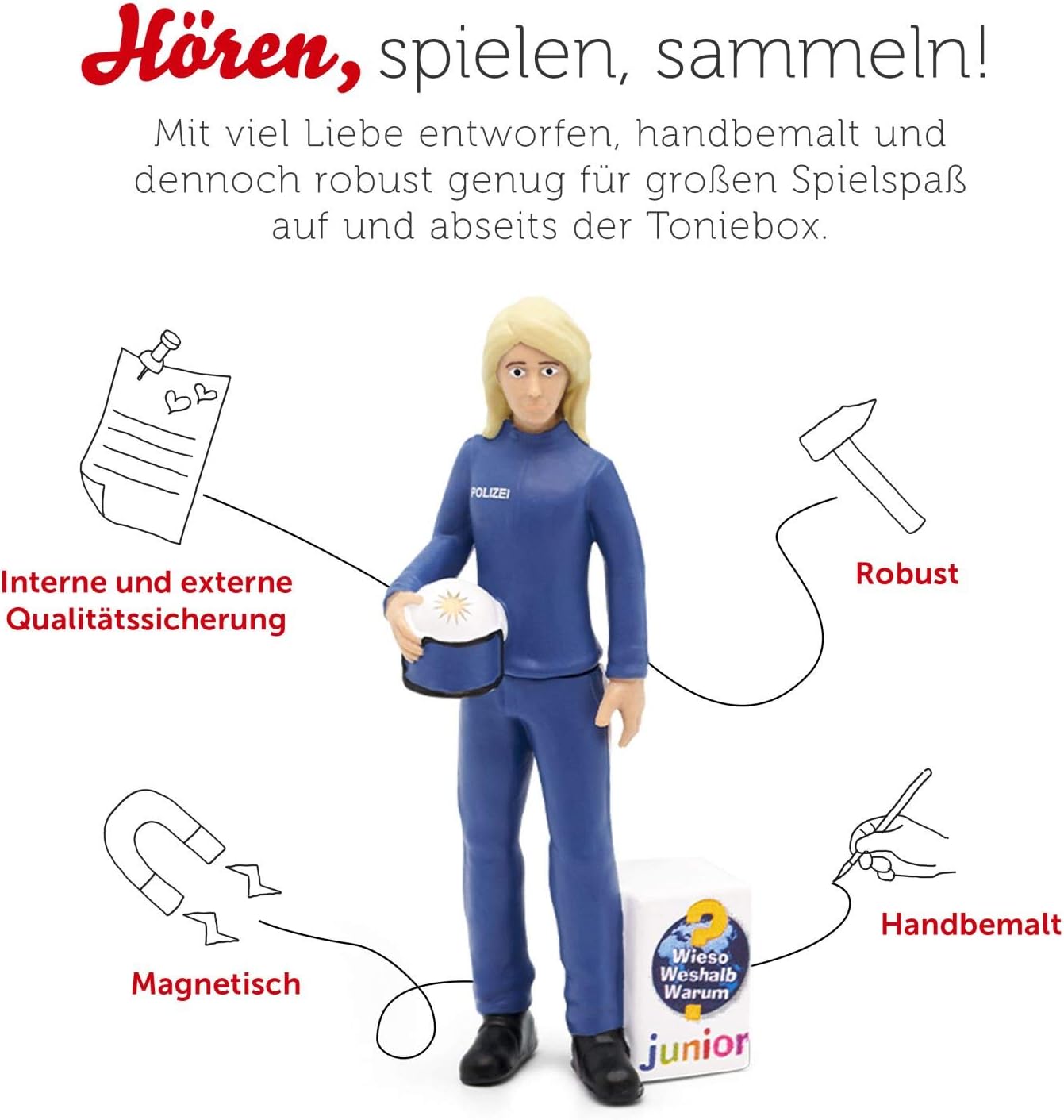 Hörfigur "Die Polizei" für Toniebox (32 Min.)