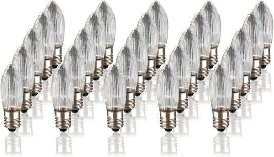 Ersatzkerzen für Schwibbogen (25 Stück), 25er E10/ 5V /3W