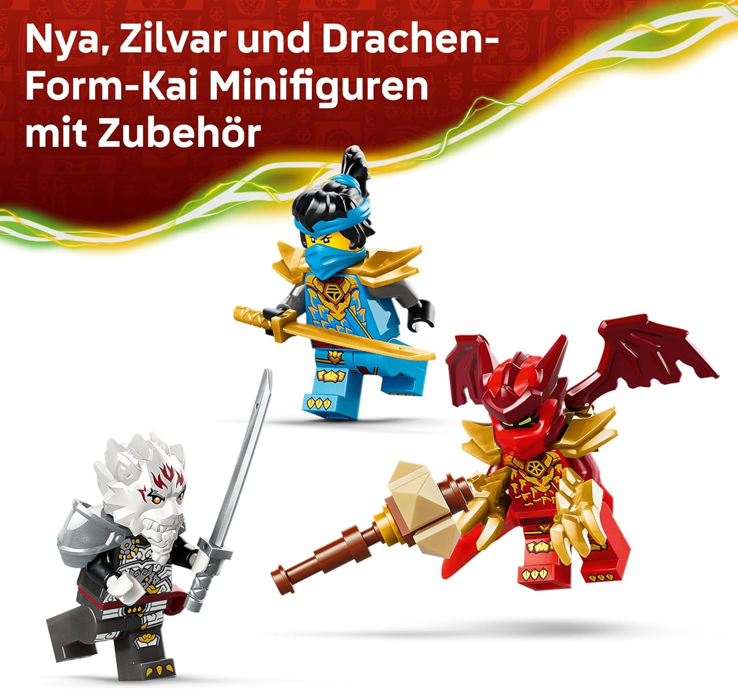 Zilvar auf seinem Drachentier Grimtak