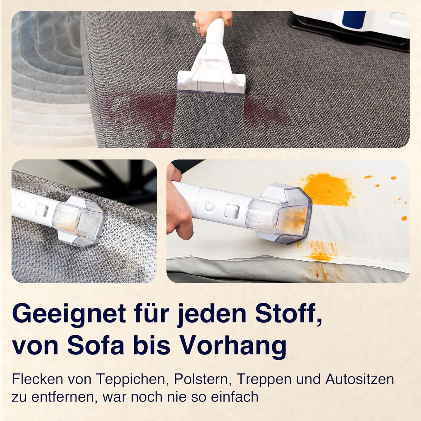 Teppich- und Polsterreiniger