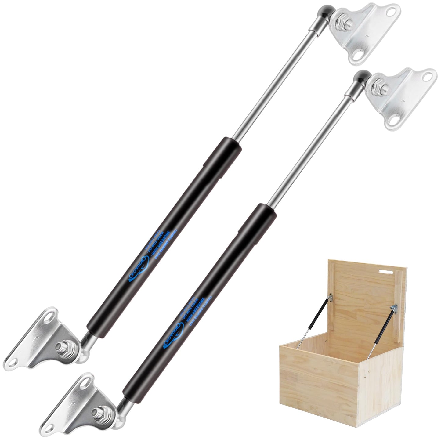 Gasdruckfeder 2er-Set, 155 N/15,9 kg 380MM