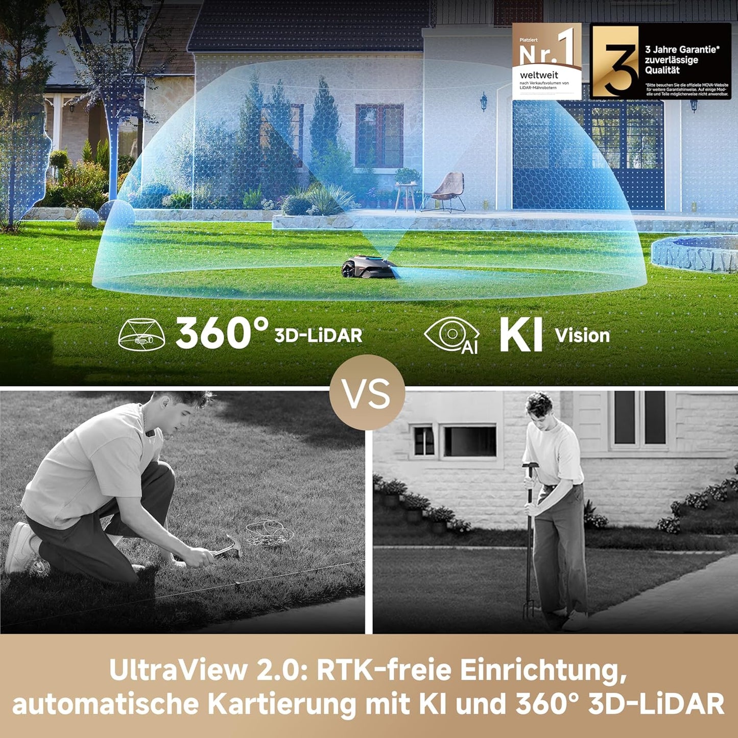 Mähroboter LiDAX Ultra 1600 mit 3D-LiDAR, LiDAX Ultra 1600