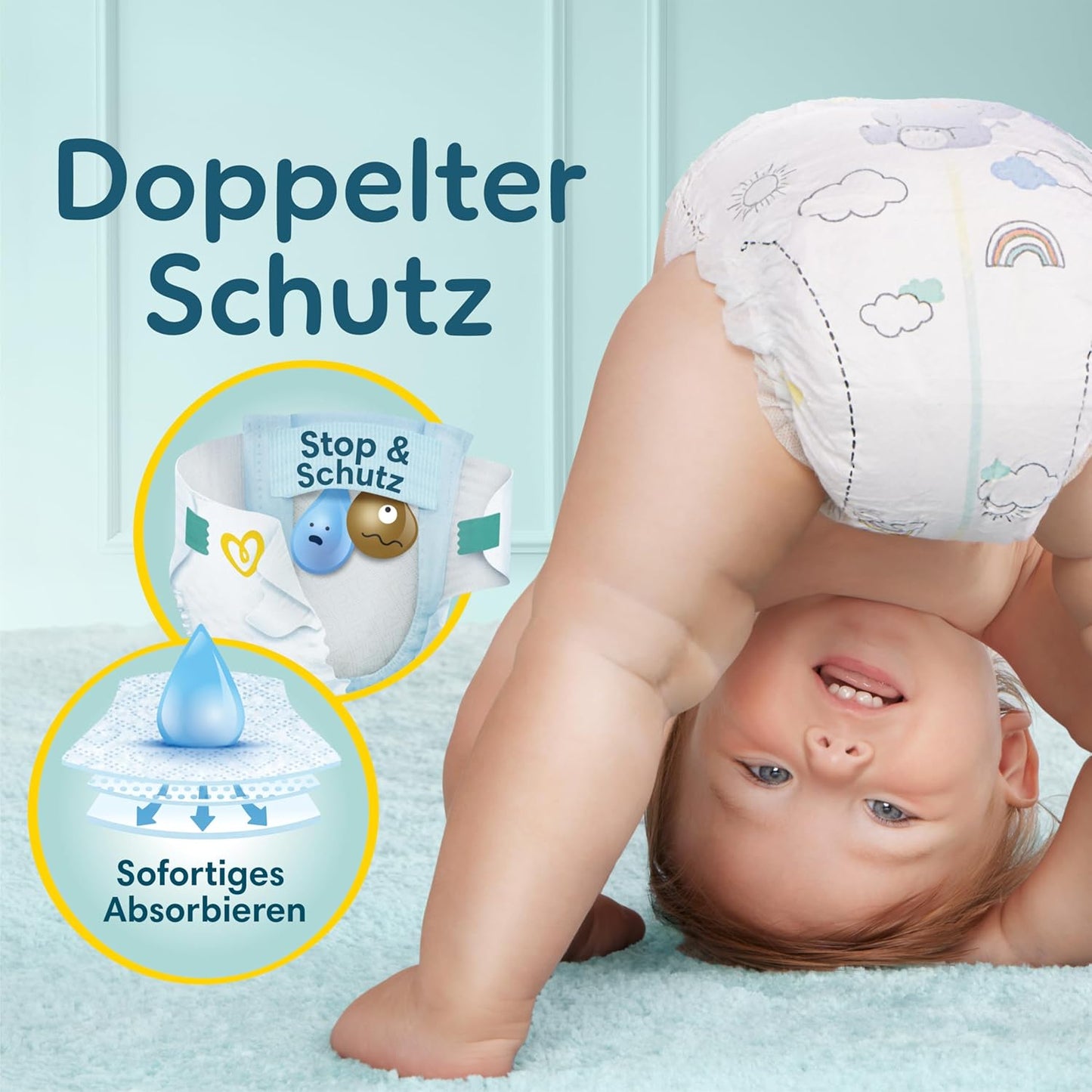Windeln Grösse 6, Haut- und Auslaufschutz (144 Stück), Grösse 6 (144 Stück) NEU