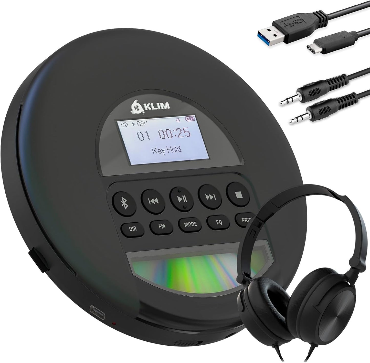 Tragbarer CD-Player mit Bluetooth