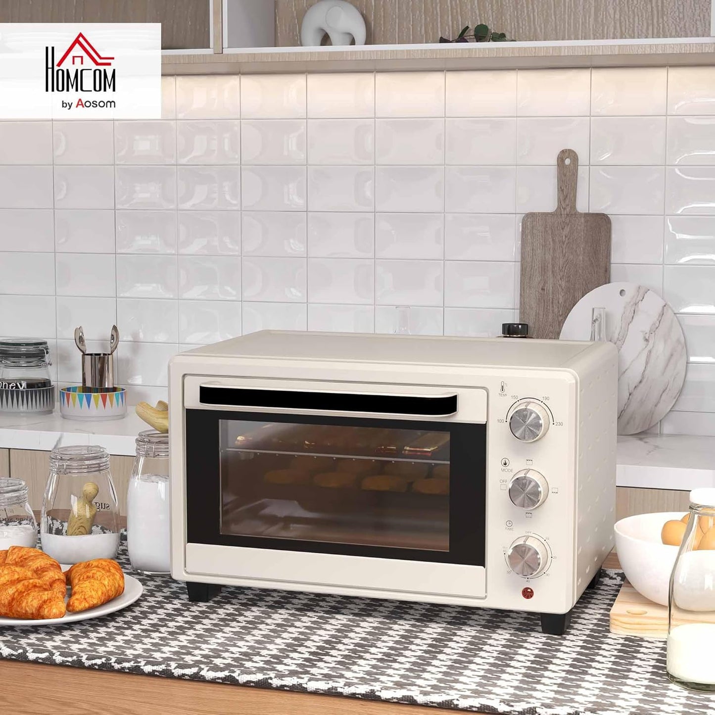 Minibackofen, Cremeweiss