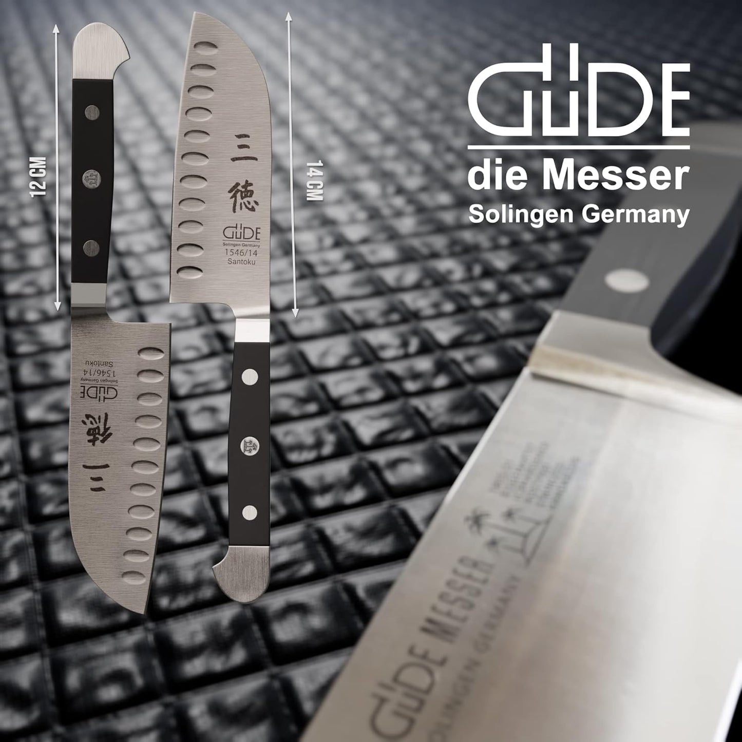 Santoku-Küchenmesser, POM 14 cm - Kulle