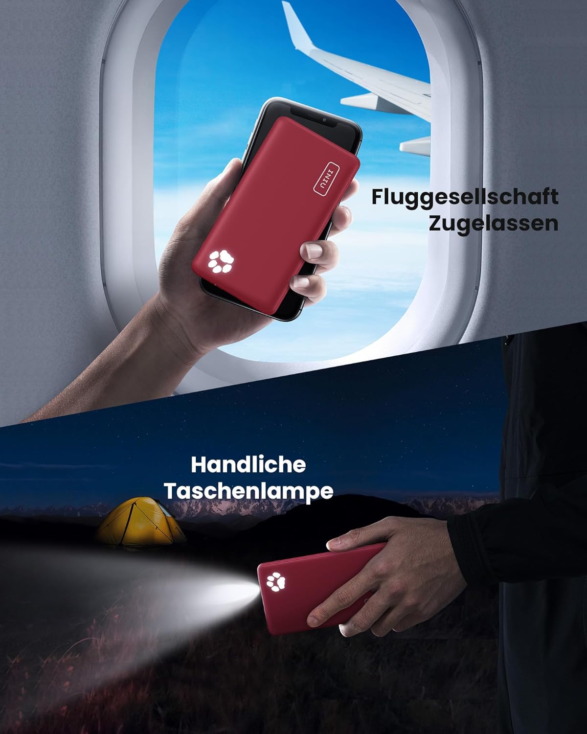 Powerbank, Rot