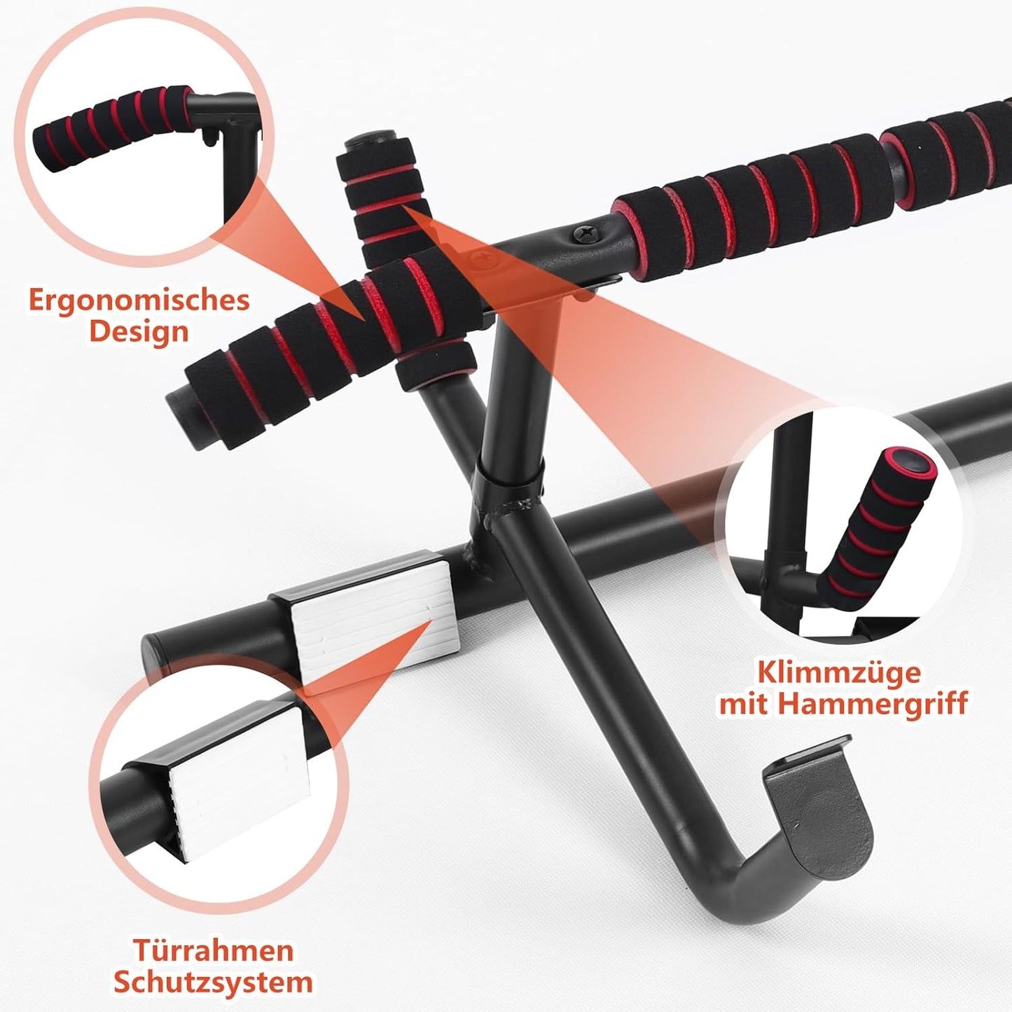 Türreck, Schwarz / Mit Hammergriffen