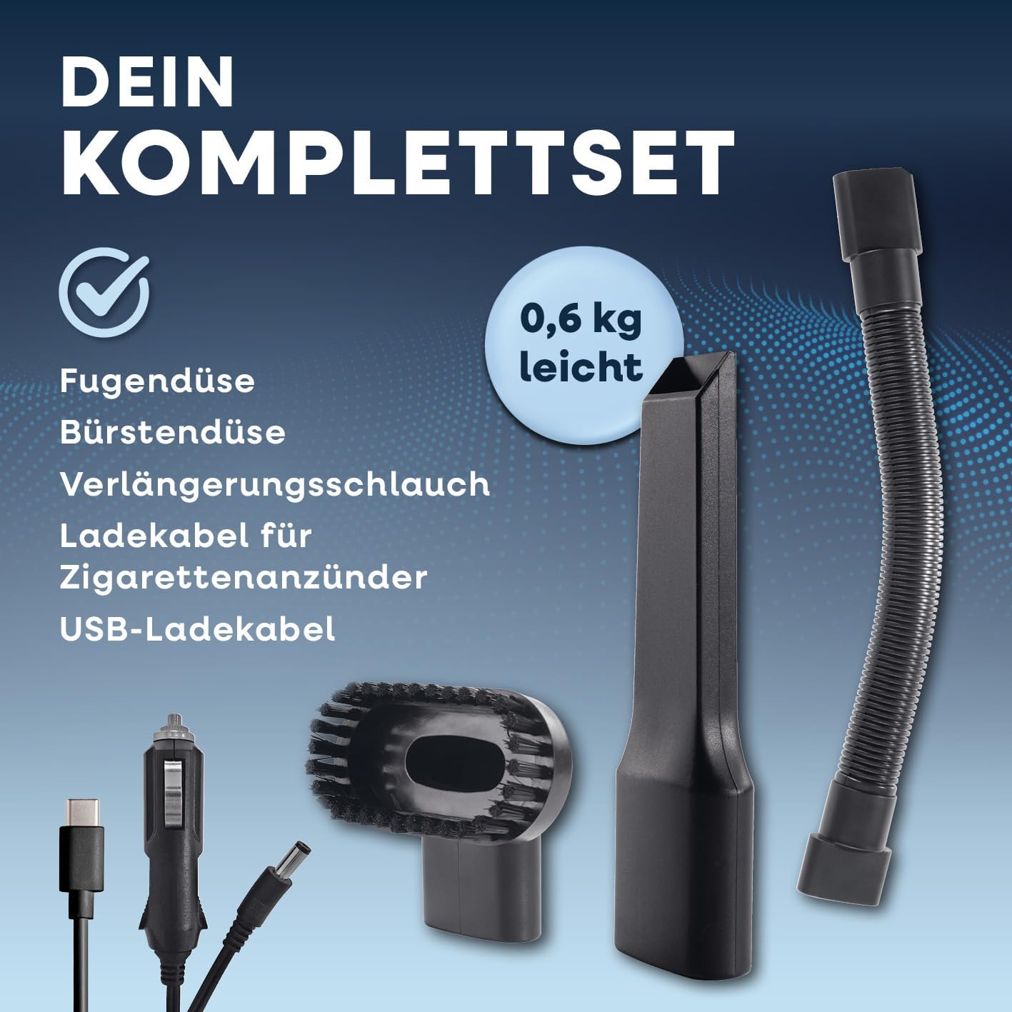 Akku Staubsauger, Nass- & Trockensauger