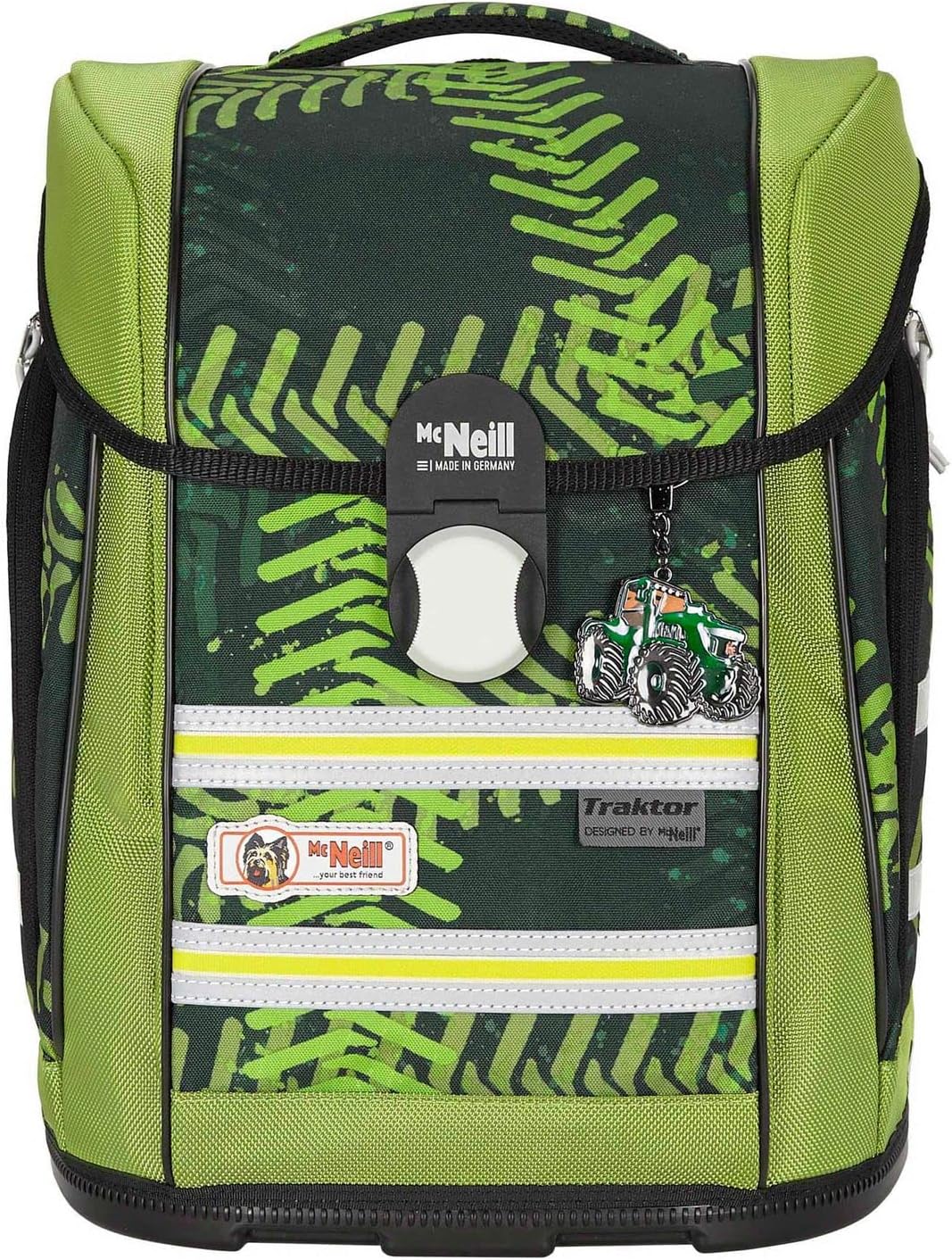 ERGO Primero Schulranzen-Set Traktor (4-tlg.), Traktor ca. 30 x 38 x 22 cm