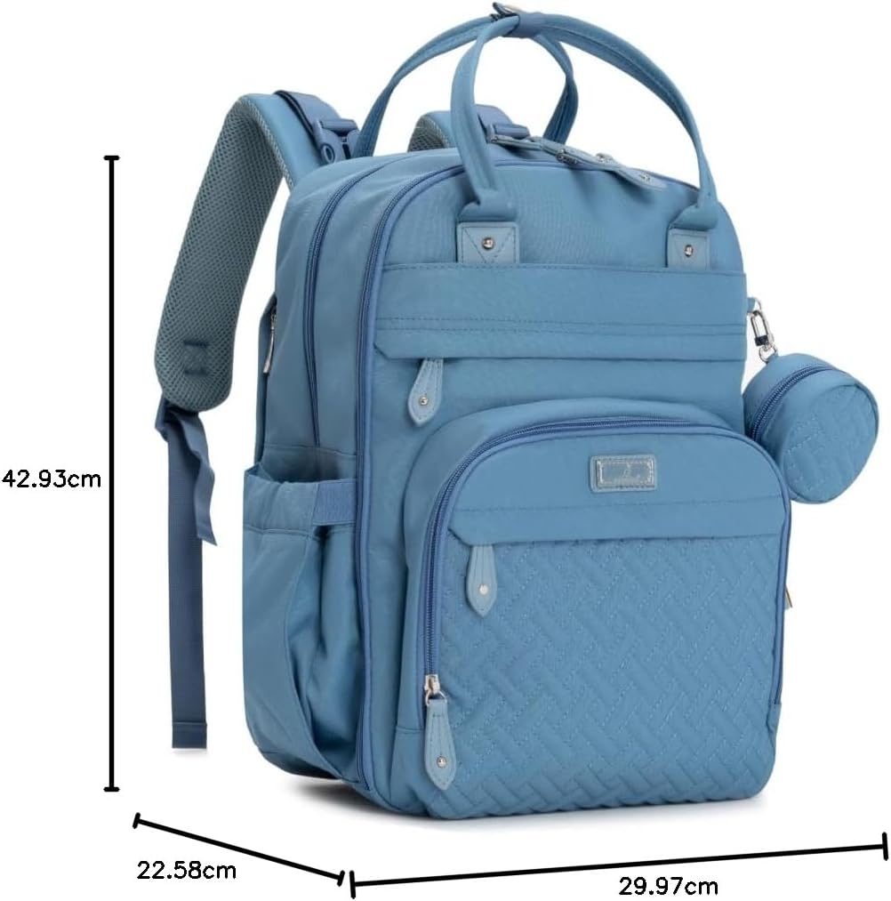 Wickelrucksack, Hellblau