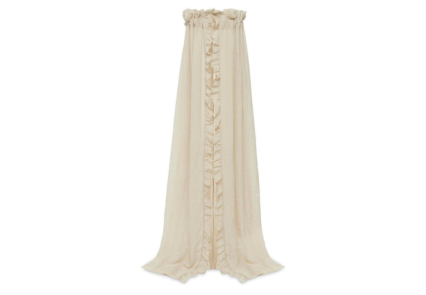 Betthimmel Vintage, Ruffle, Nougat 155 cm