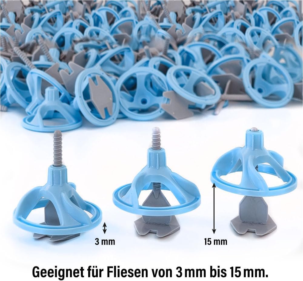 10000-teiliges Fliesen-Nivelliersystem, 50 Eimer