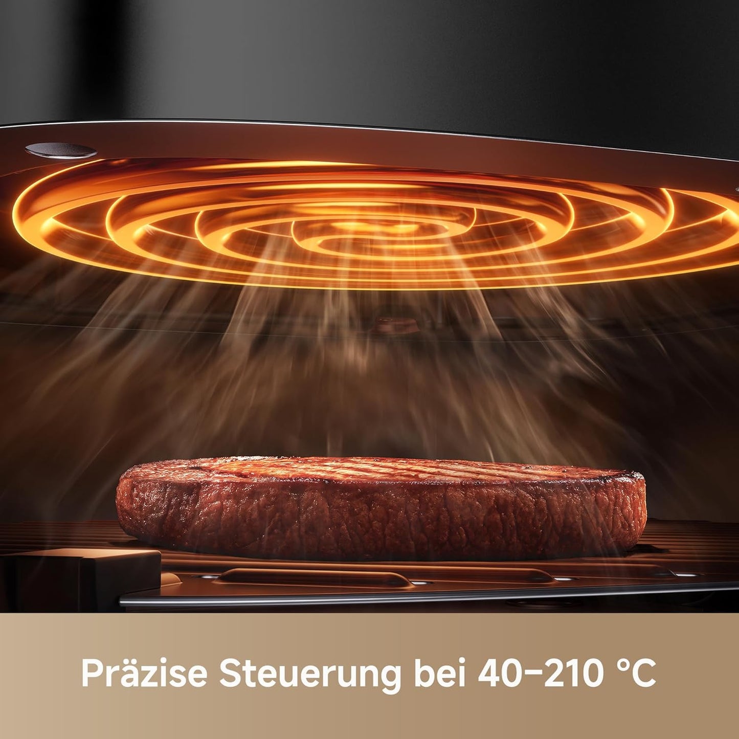 Aeroglass Heissluftfritteuse mit Glasinnenraum AF20 Pro, AF20 Pro