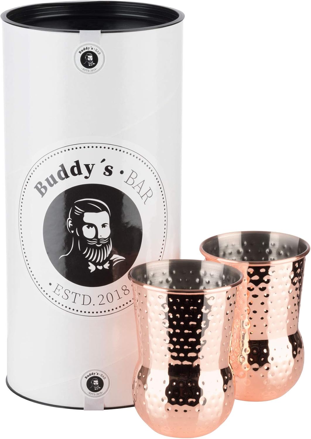 2er-Set Julep Mug Becher, Kupfer Poliert