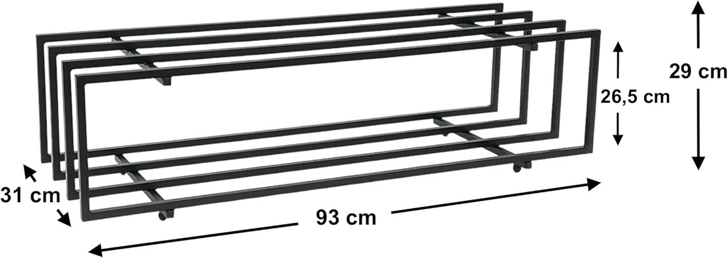 Schuhregal mit 2 Ebenen