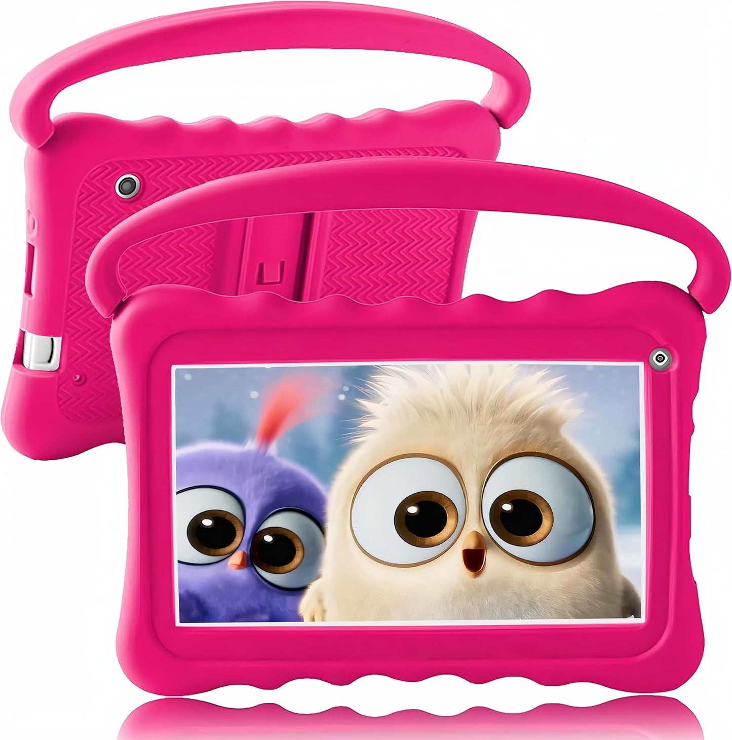 Kinder Tablet mit Schutzhülle, Rot