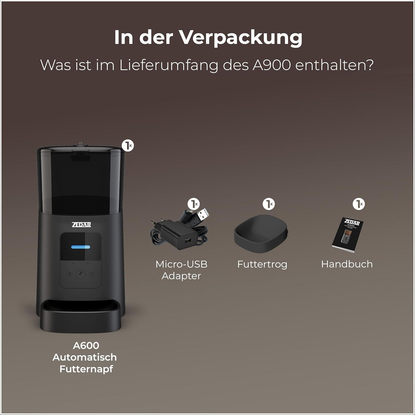 Futterautomat mit App-Steuerung