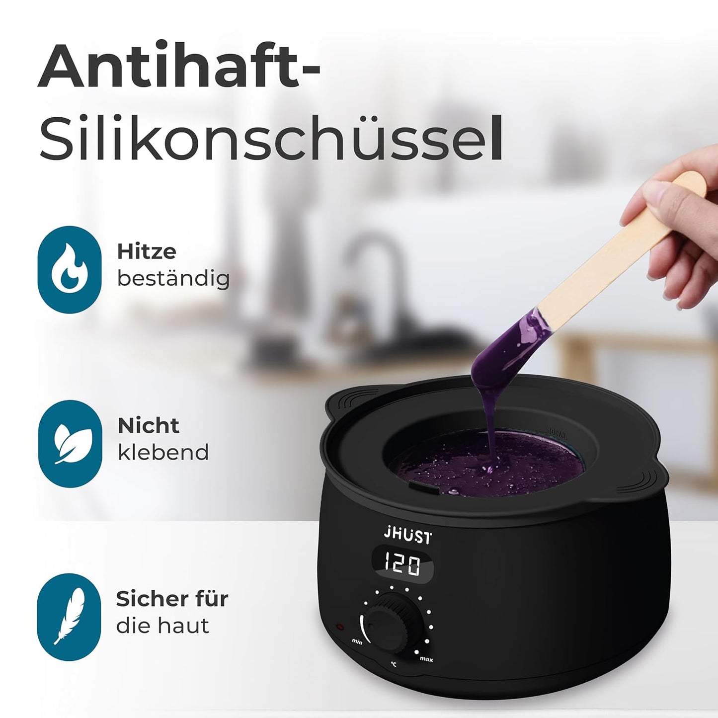 Wachswärmer-Set mit Wachsperlen & Zubehör