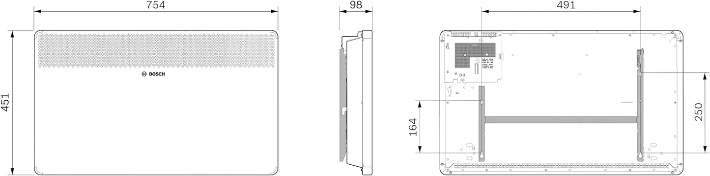 HC4000-20 Wandkonvektor, für ca. 20 m2
