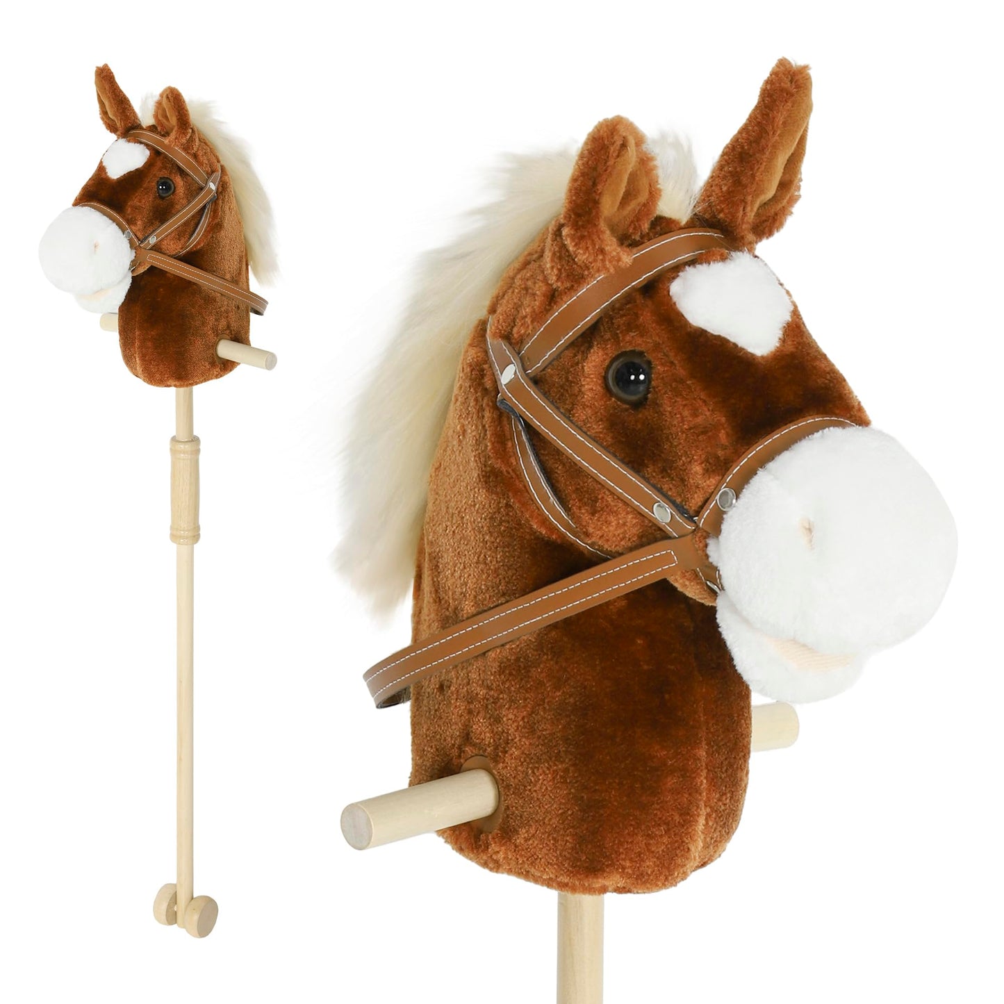 Hobby Horse Steckenpferd mit Sound und Rollen