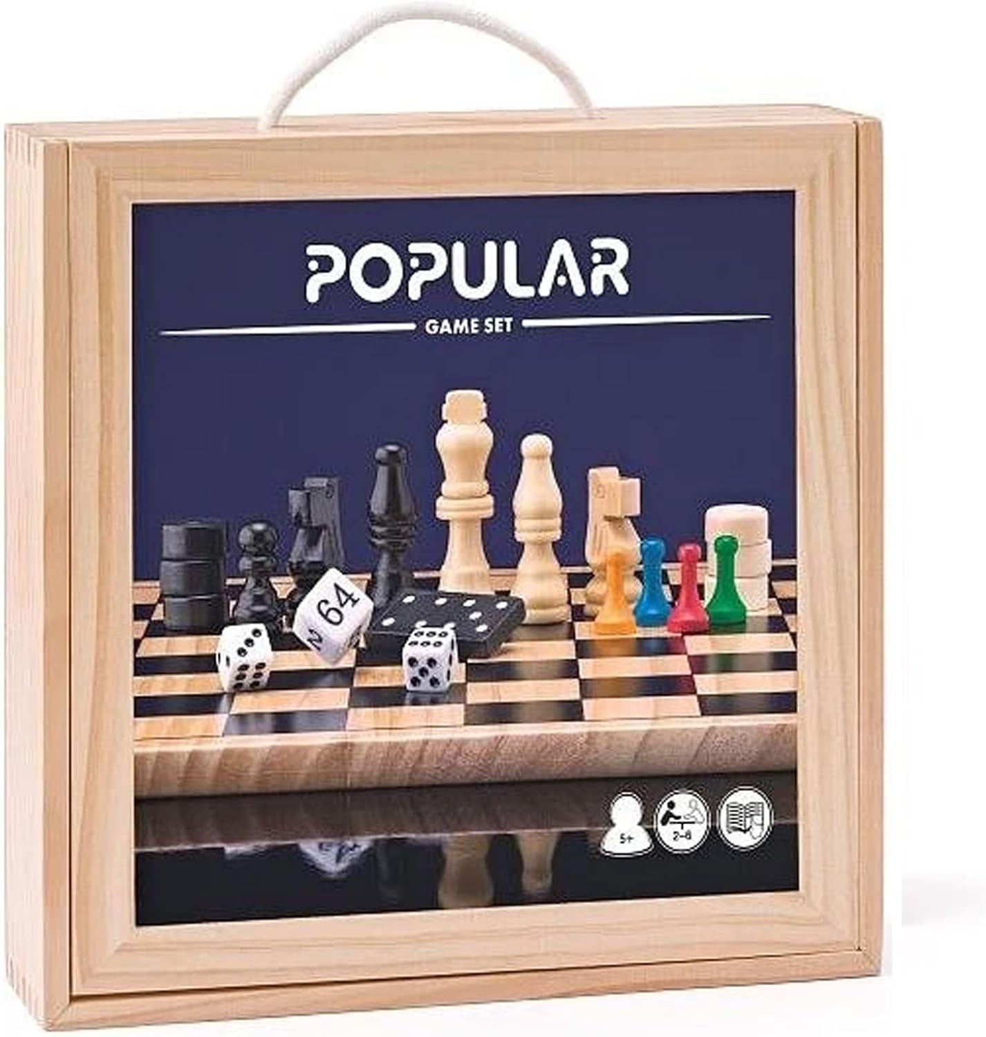 Spielesammlung mit 7 Klassikern