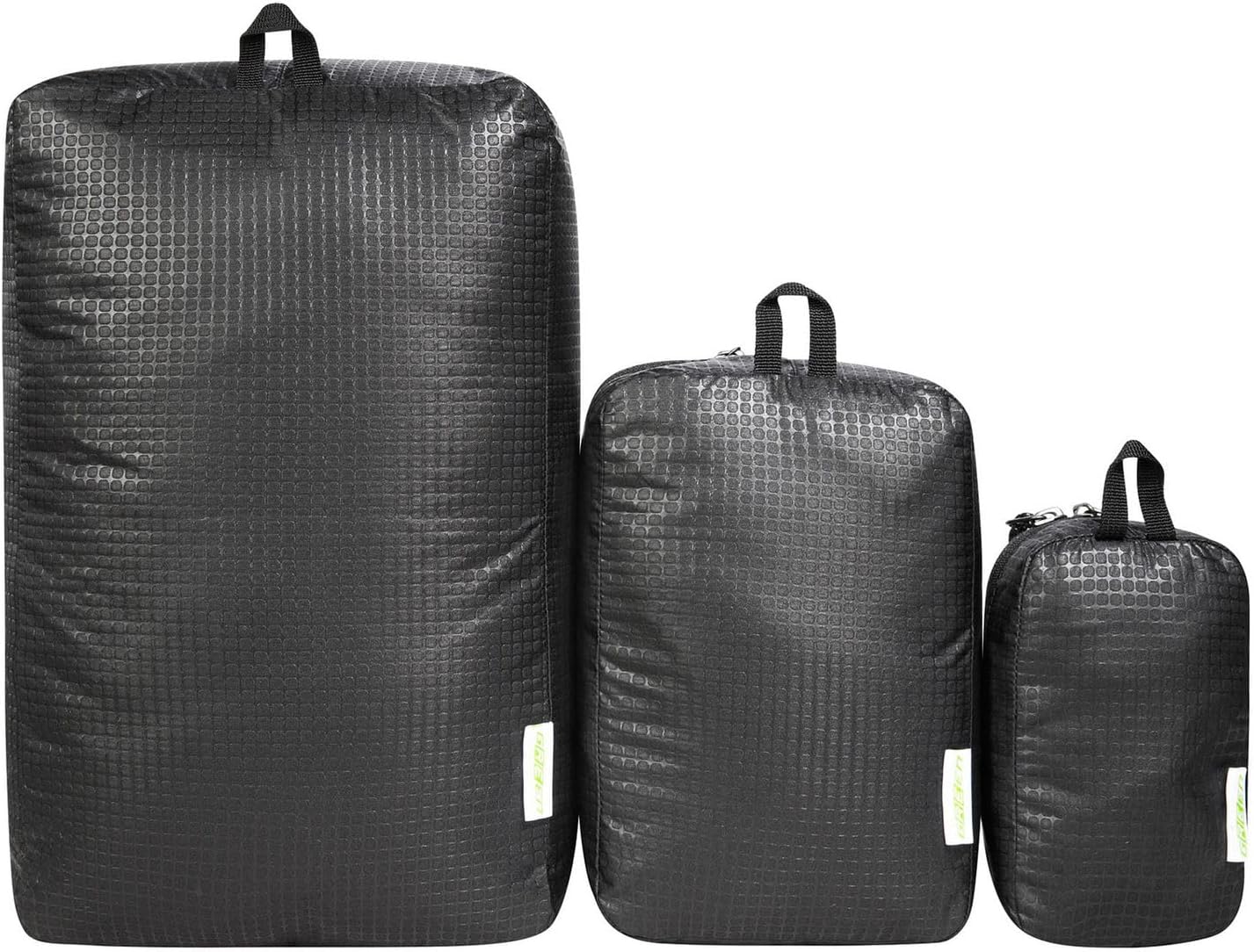 Stuffsack Zip Set III, Schwarz